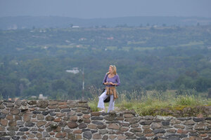 Elisabeth Grohmann in der Modellregion Valle Mezquital in Mexiko