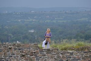 Elisabeth Grohmann in der Modellregion Valle Mezquital in Mexiko