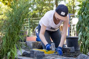 Im Modul "Objektplanung" setzen die Studierenden ihre eigenen Entwürfe um © Rohlfing