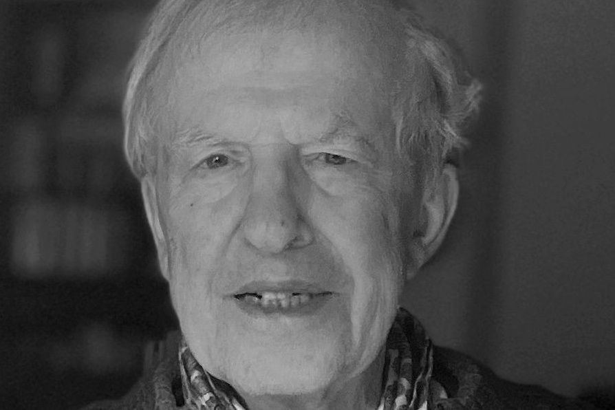 Schwarz-weiß Portrait von Werner Budich