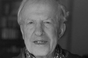 Schwarz-weiß Portrait von Werner Budich