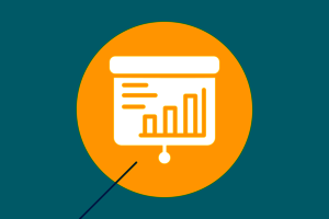 Symbol für einen Präsentation