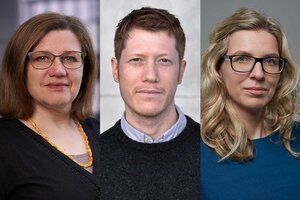 Zwei Frauen und ein Mann