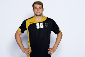 Paul Drux im DHB-Trikot (Foto: Marco Wolf/DHB)