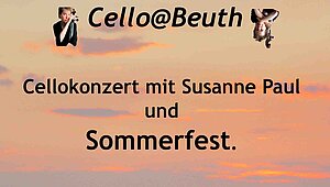 Cello@Beuth - Solokonzert der Künstlerin Susanne Paul.