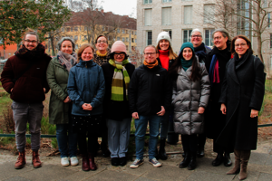Das FH-Personal-Team der BHT mit den Beiratsmitgliedern.
