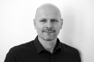 Schwarz-weiß Porträt von Laurent Giampellegrini