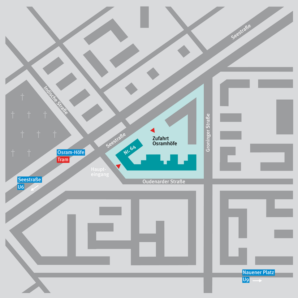 Lageplan Forum Seestraße