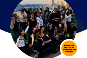 Gruppenfoto mit jungen Menschen