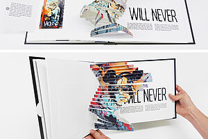 Abschlussprojekt „Dear... – Ein interaktives Pop-up Buch“ (Foto: Fachbereich VI)