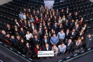 Alle Ausgezeichneten beim Hochschultag 2017 (Foto: Gasch)