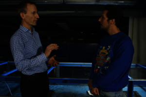 Prof. Dr. Stefan Heimann (links) mit Galileo-Reporter Thilo Mischke (Foto: Talile Abelt, Propeller Film)