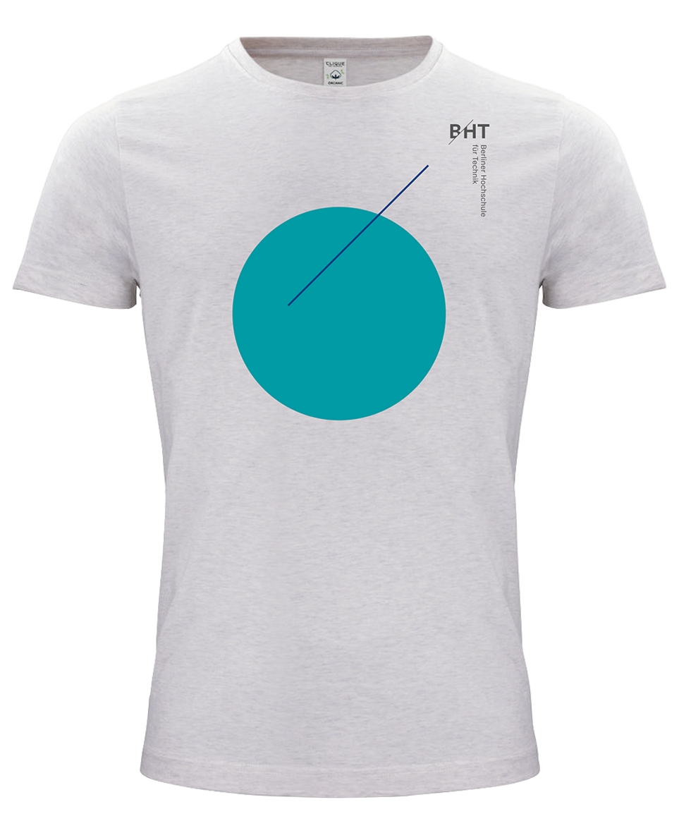 BHT T-Shirt Kreis petrol