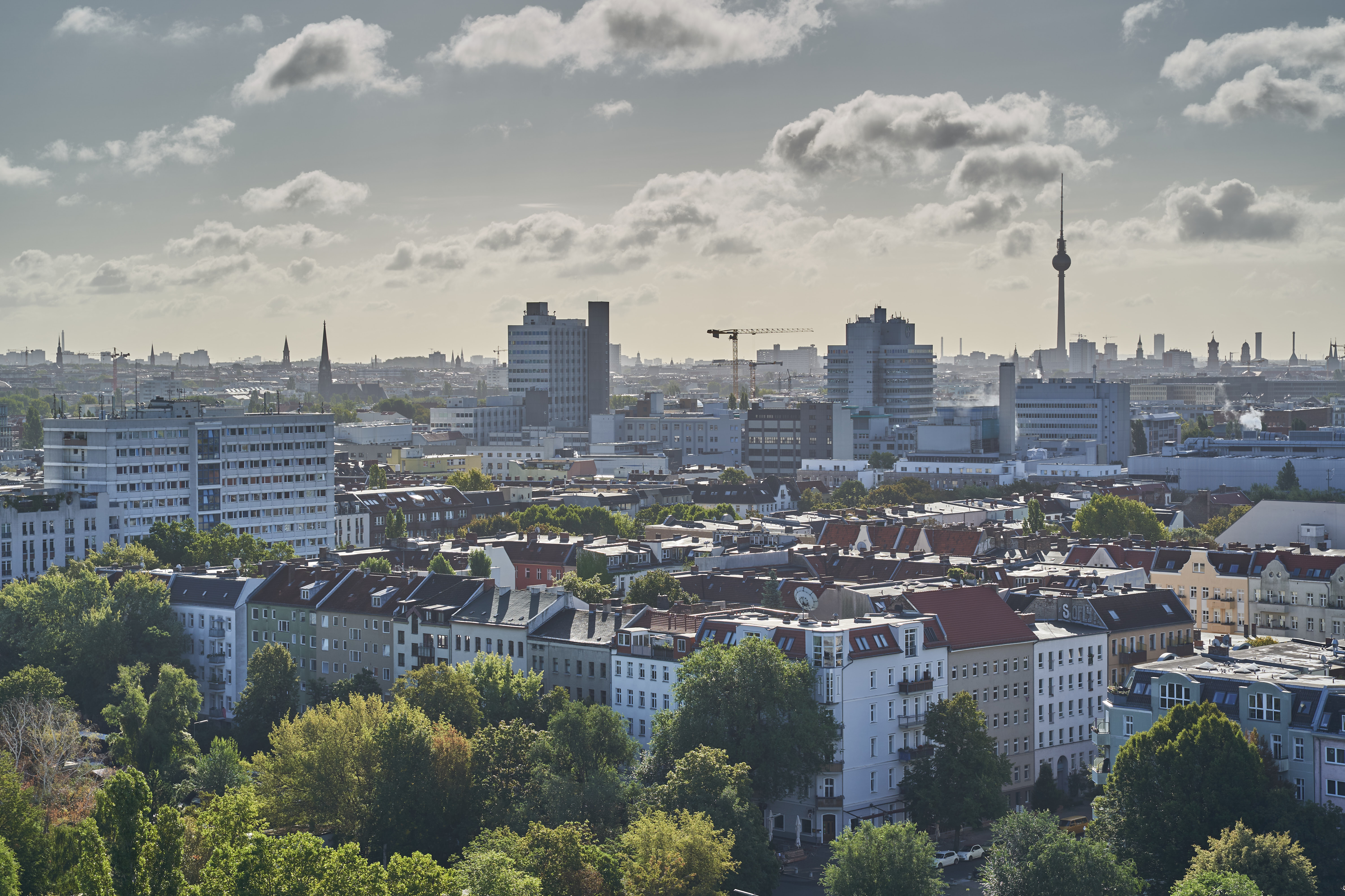 Berlin-Panorama mit Fernsehturm 
