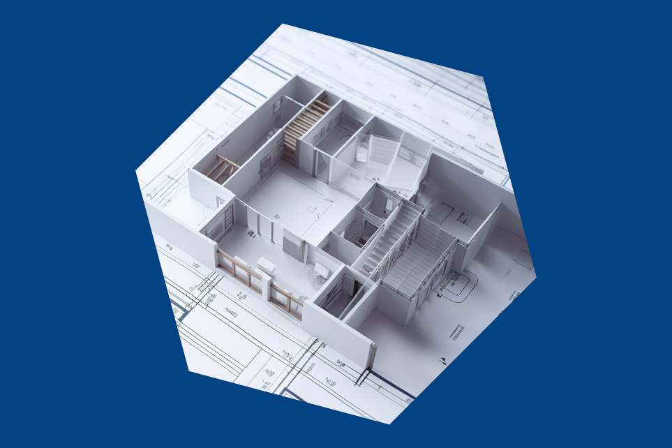 3D-Modell eines Stockwerks