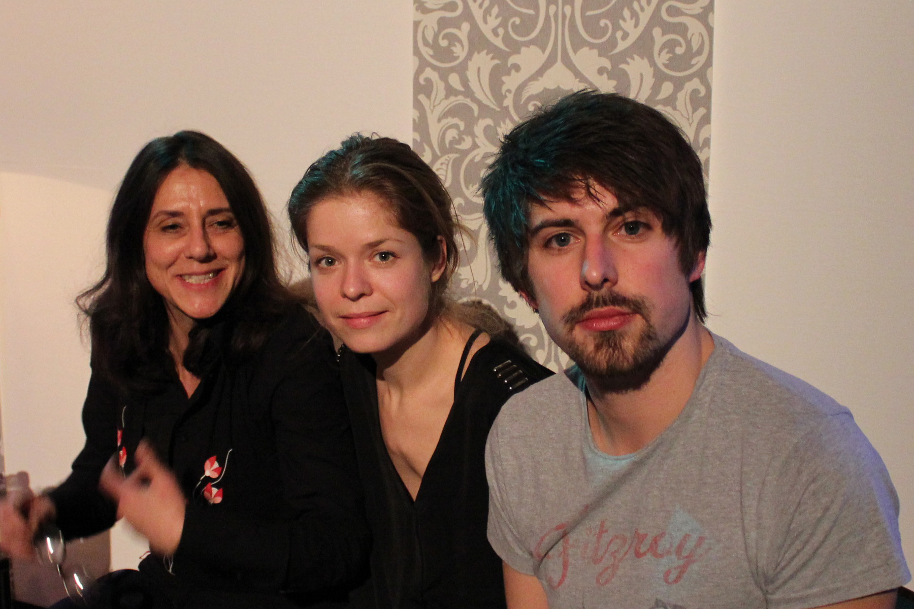 Prof. Susanne Auffermann-Lemmer mit Luise Helm und Peter Hartlapp