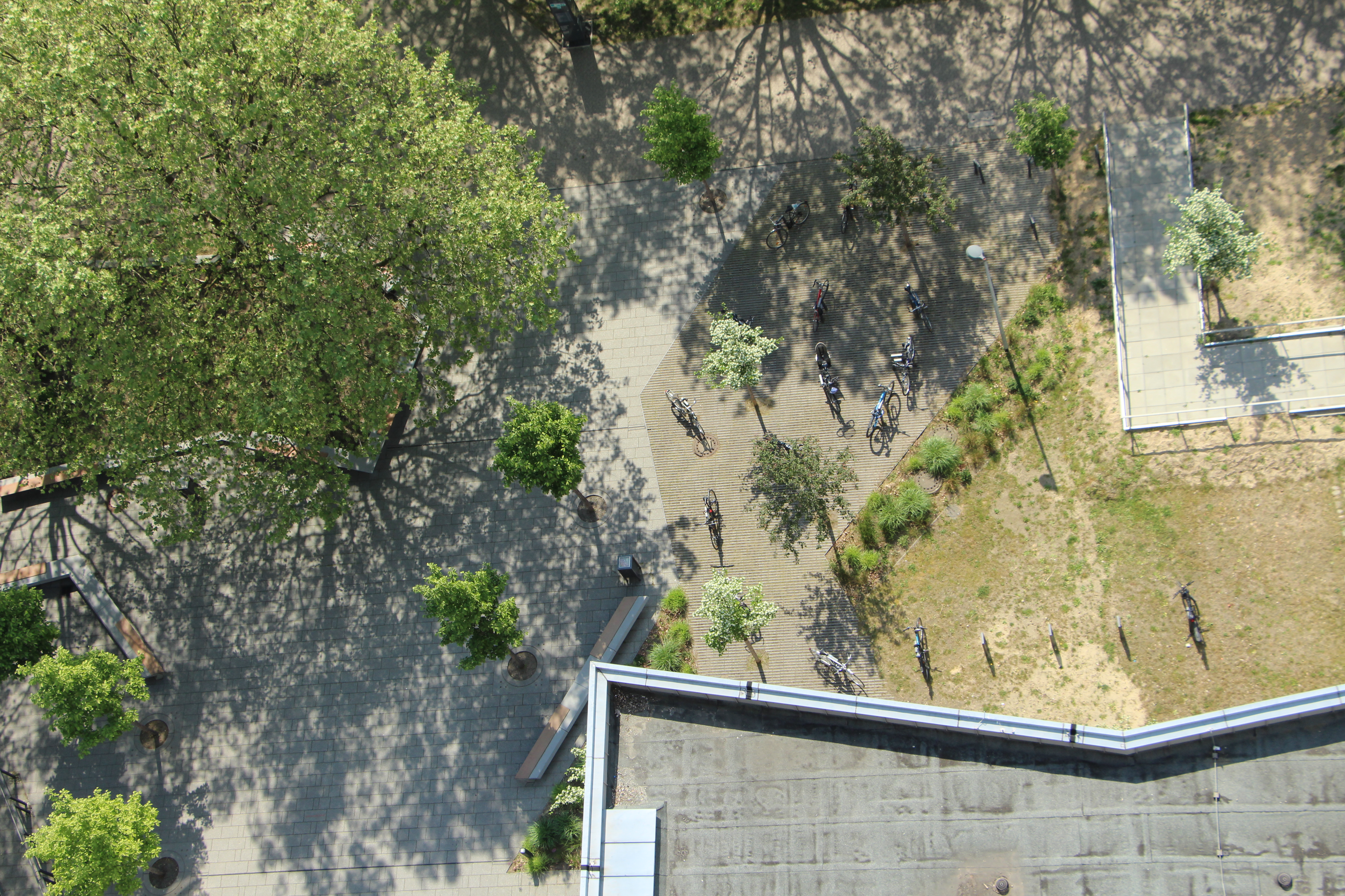 Campus der Beuth Hochschule vom Dach Haus Grashof