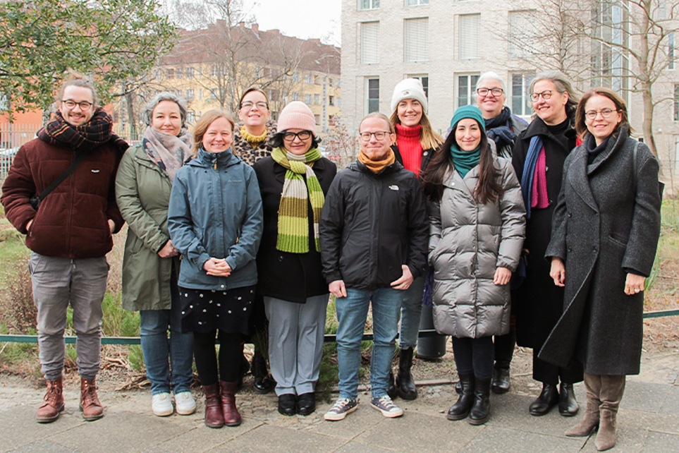 Das FH-Personal-Team der BHT mit den Beiratsmitgliedern.