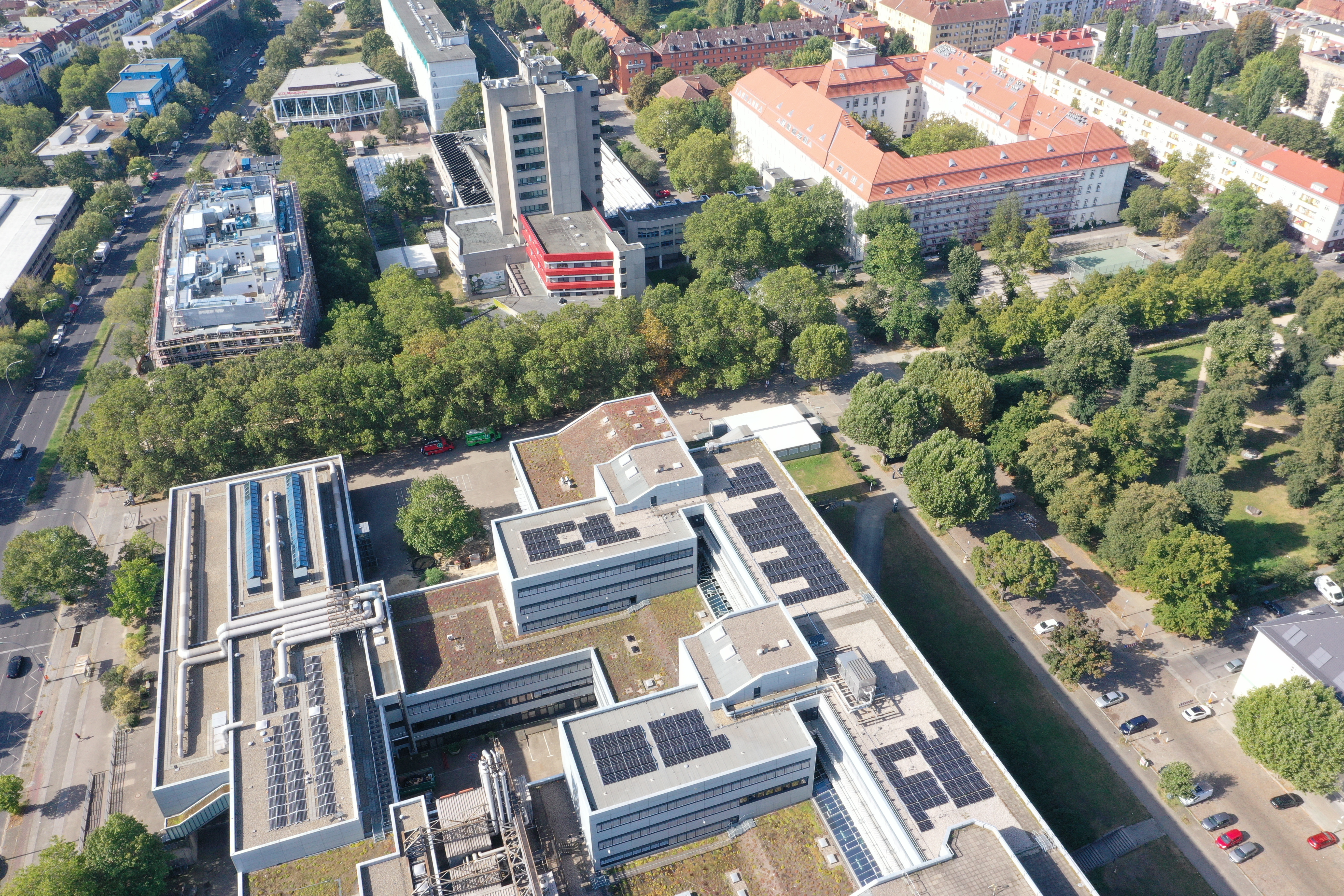 Luftbild des BHT-Campus